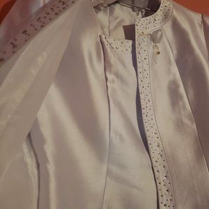 Terramina White Suit Spring Size 12